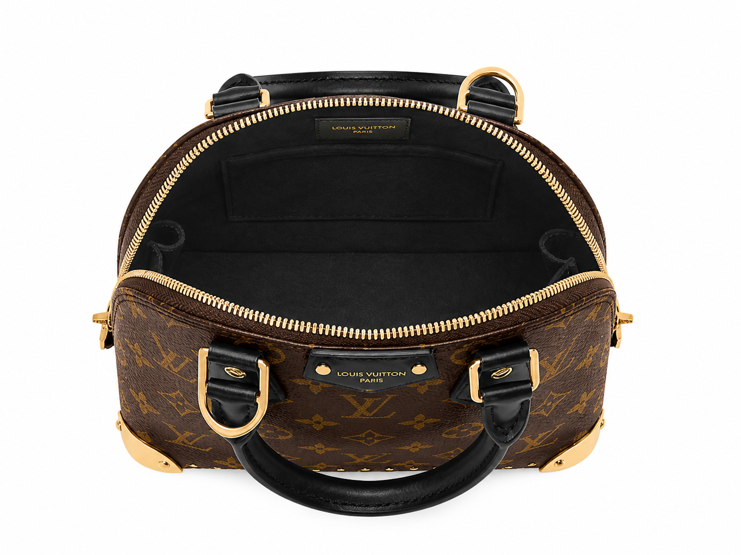 Luxury Alma Trunk Style Handbag – Premium Leather | Elegant Monogram Design