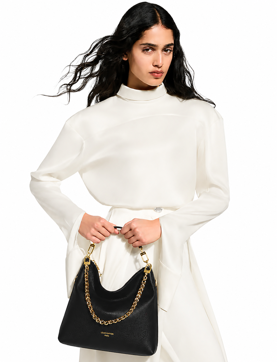 Luxury Leather Hobo Bag – Large Elegant Shoulder & Crossbody Bag