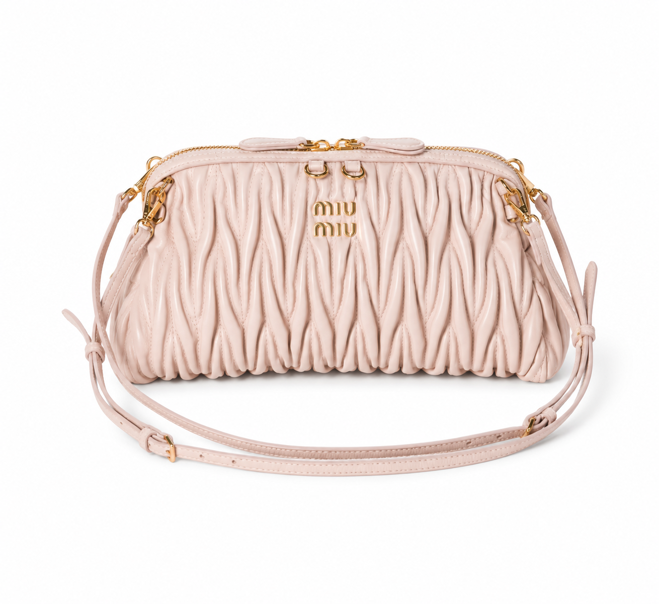 Matelassé Leather Shoulder Bag – Luxury Soft Edition