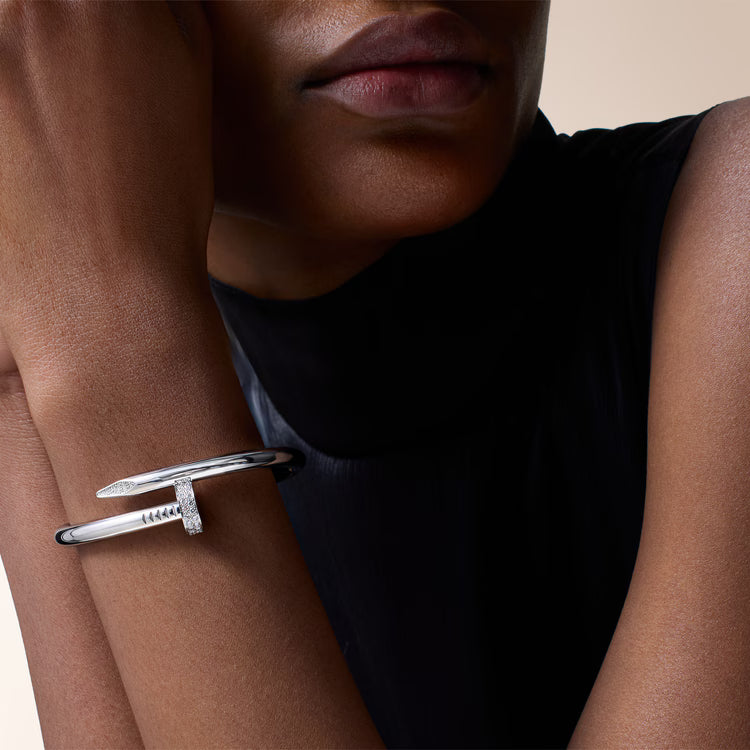 Juste un Clou bracelet, large model, diamonds