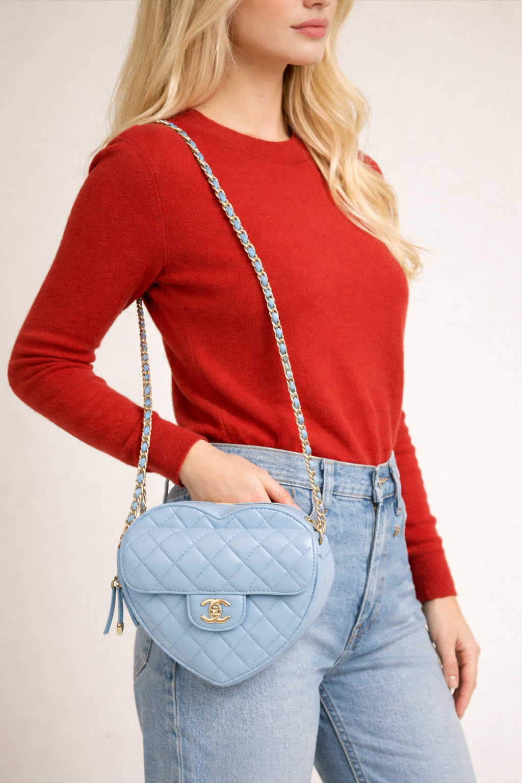 Heart shaped bag