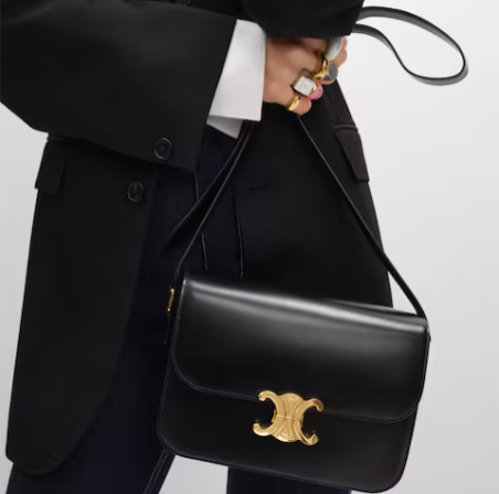 CLASSIQUE TRIOMPHE BAG IN shiny calfskin