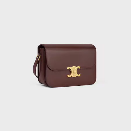 CLASSIQUE TRIOMPHE BAG IN shiny calfskin