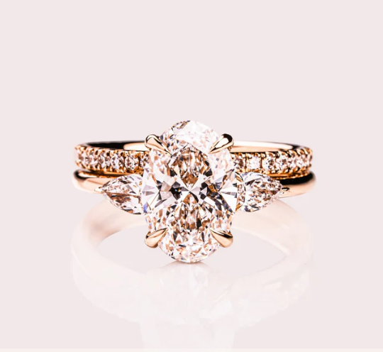 Halo Moissanite Ring