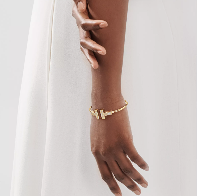 Gold T Bracelet