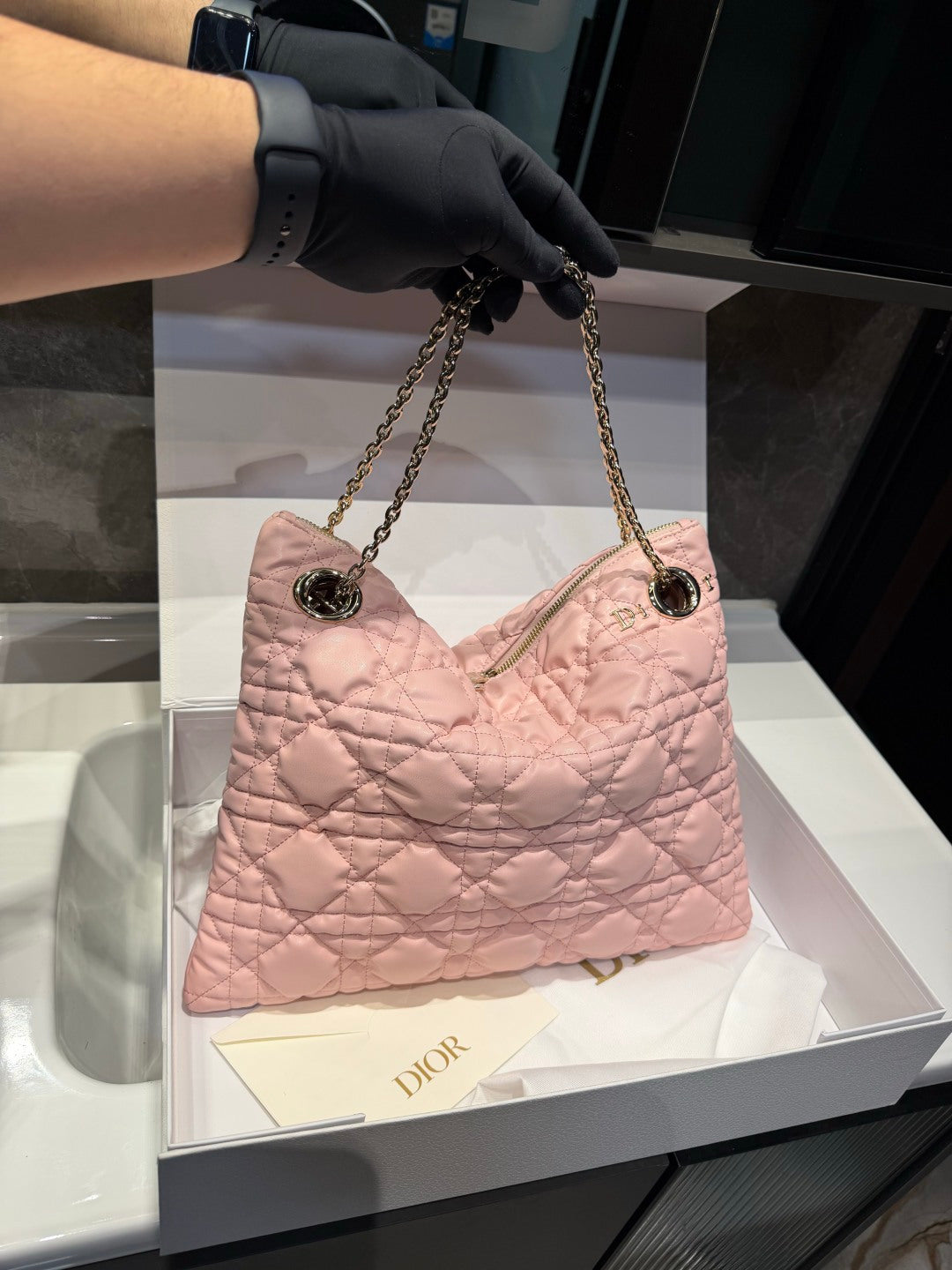 Milly-La-Forêt Quilted Shoulder Bag