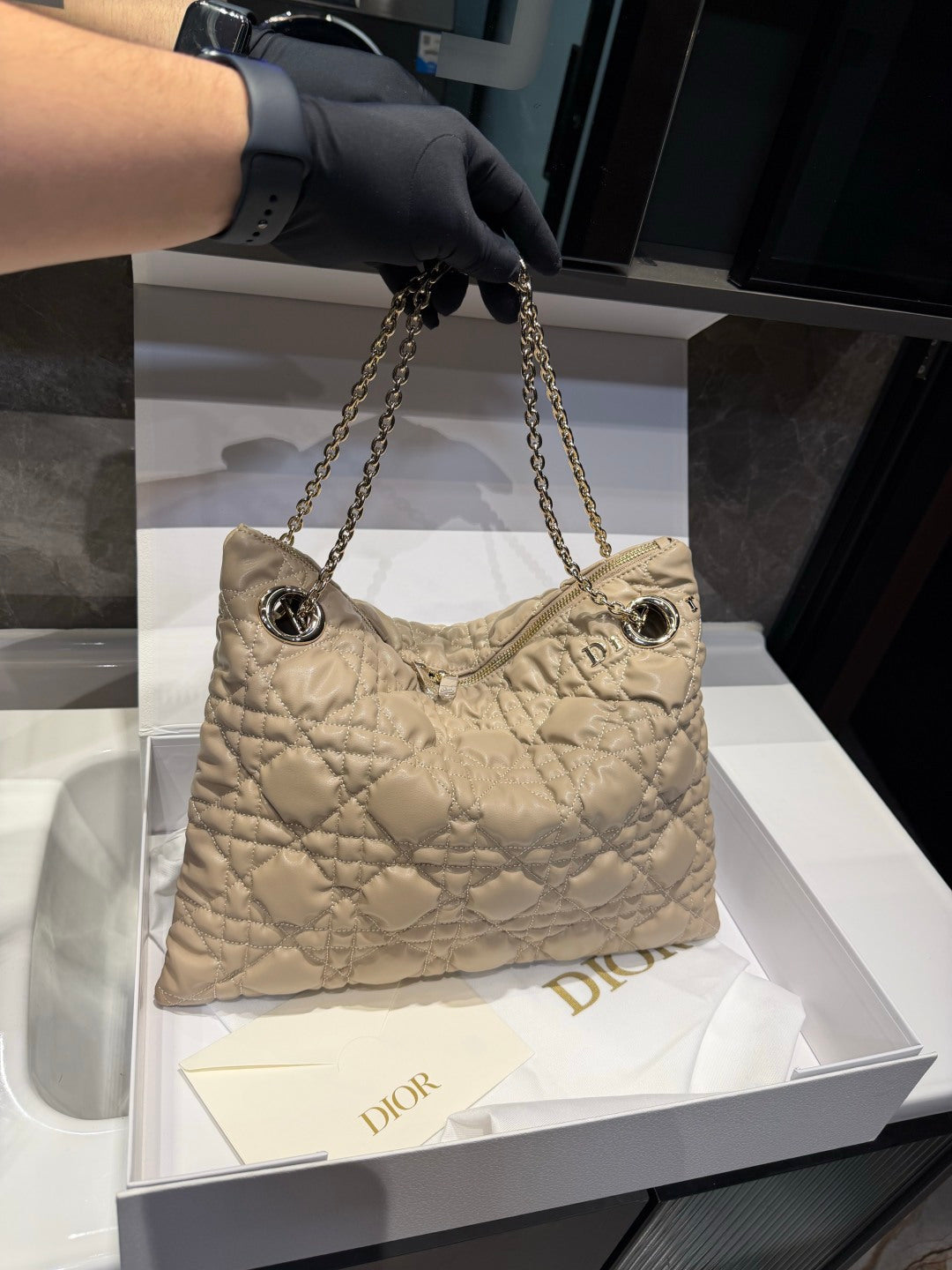 Milly-La-Forêt Quilted Shoulder Bag