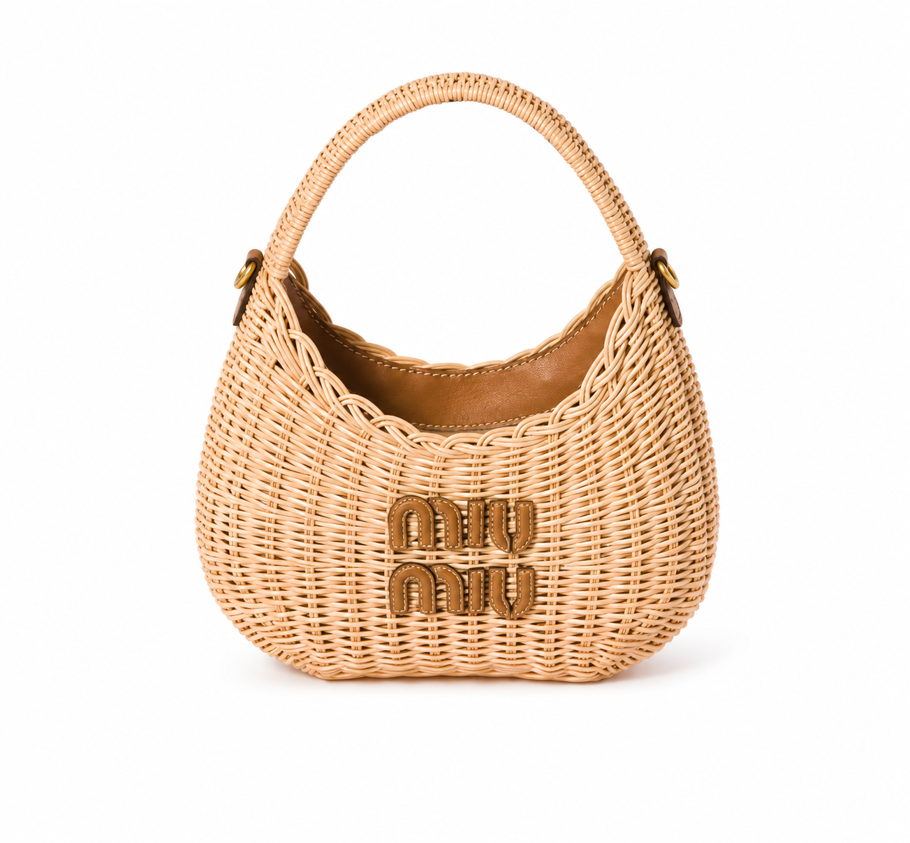 Woven Summer Shoulder Bag – Natural Raffia Edition