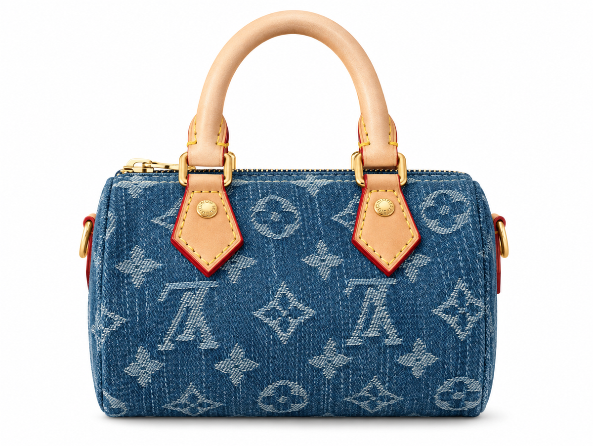 Elegant Monogram Canvas Top-Handle Crossbody Bag