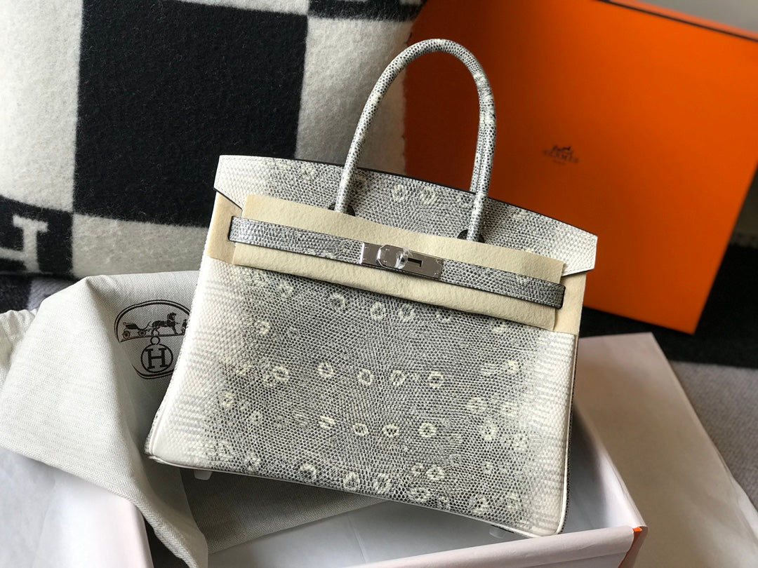 Birkin 25 Lizard Leather Bag