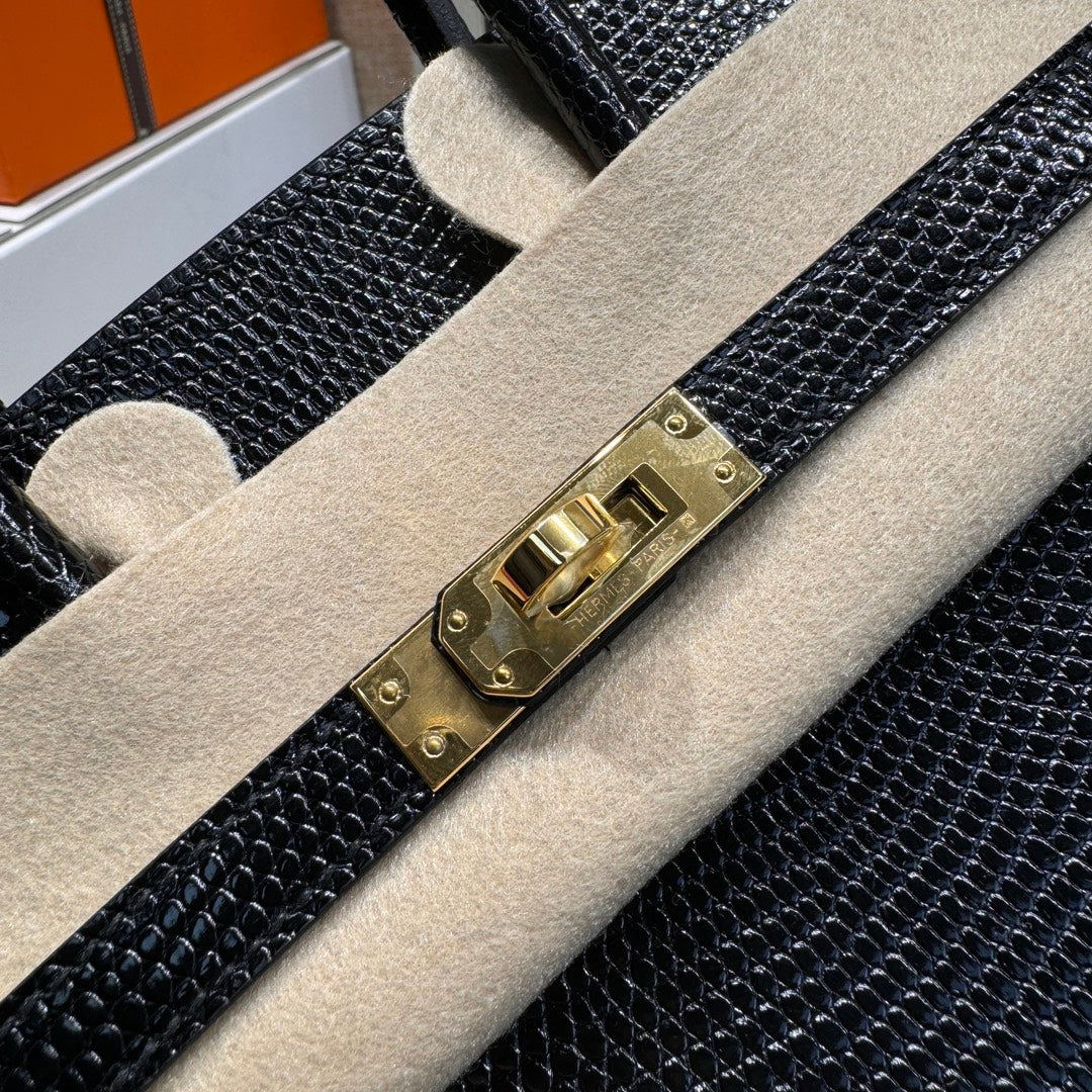 Birkin 25 Lizard Leather Bag