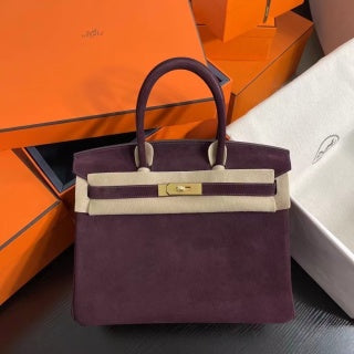Birkin 30 Velvet Bag