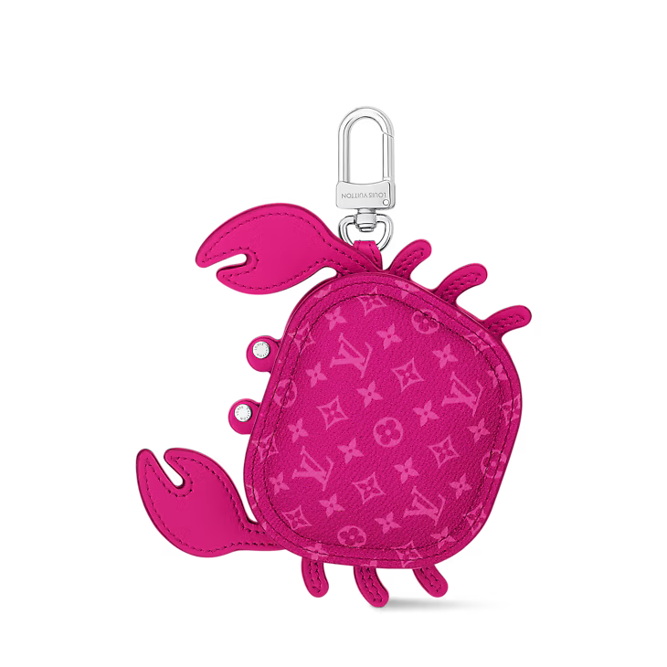Luxury Crab Leather Bag Charm
