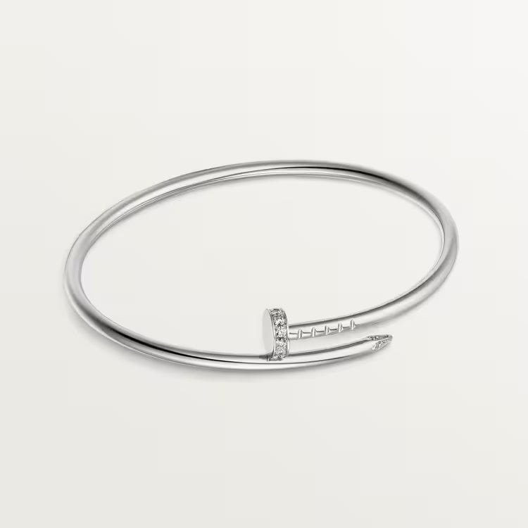 bracelet just un clou diamonds, small model