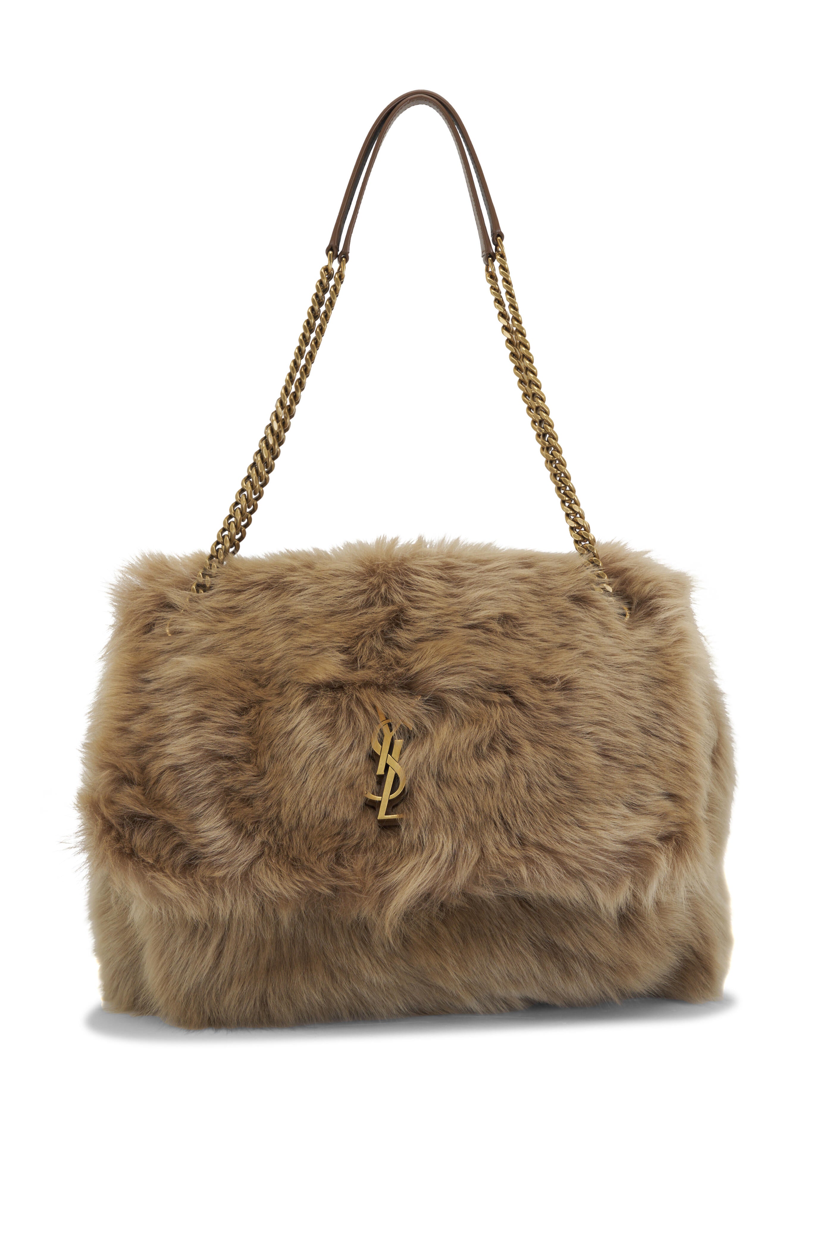 faux fur bag
