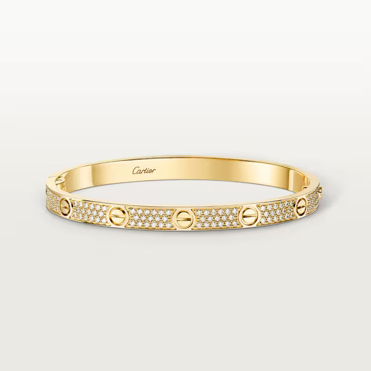 Luxury Screw Diamond Bracelet – 18K Gold Plated Bangle