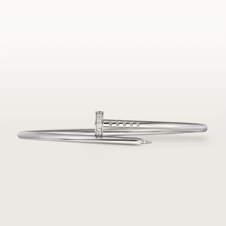 bracelet just un clou diamonds, small model