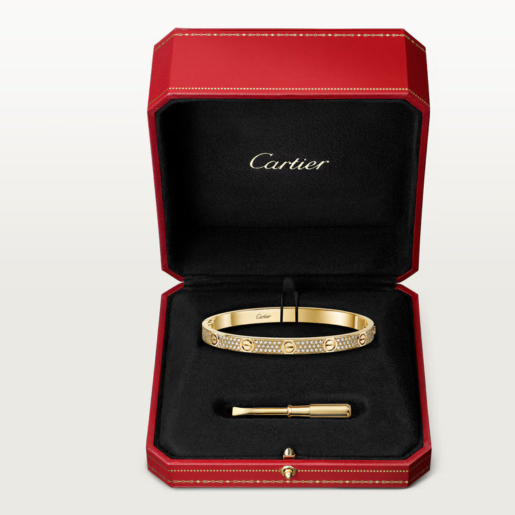 Luxury Screw Diamond Bracelet – 18K Gold Plated Bangle