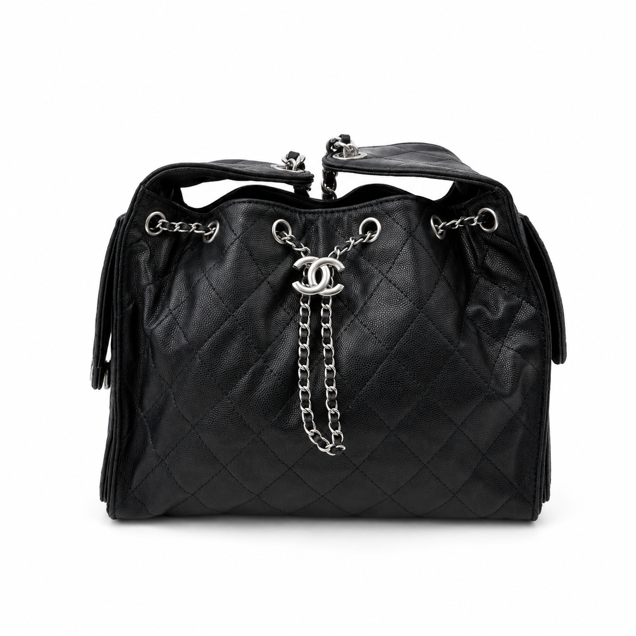 Ch 25 Drawstring Bucket Bag – Premium Cowhide Edition