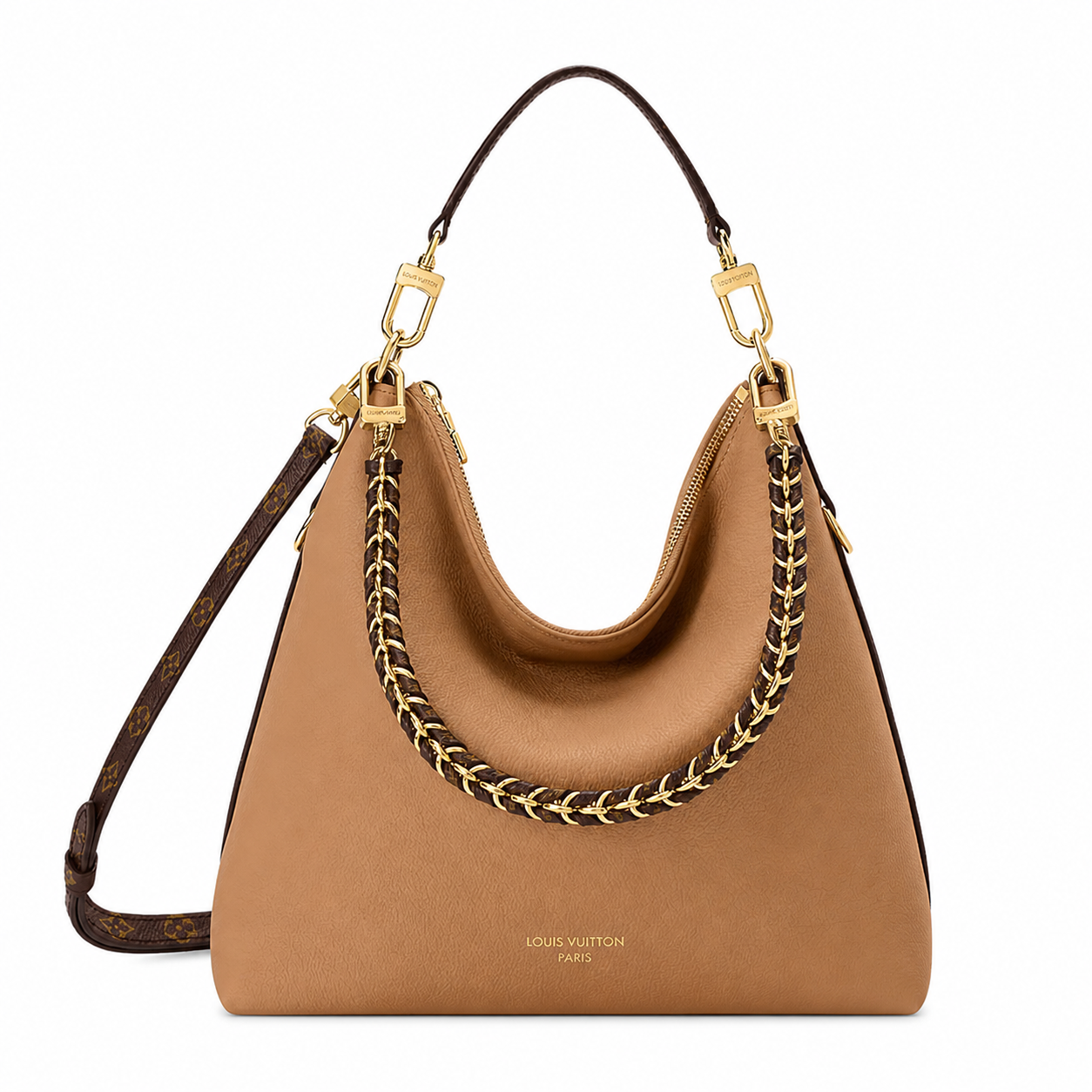 Luxury Leather Hobo Bag – Large Elegant Shoulder & Crossbody Bag