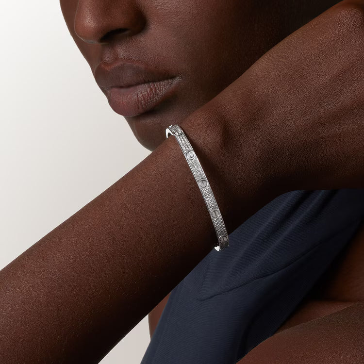 Luxury Screw Diamond Bracelet – 18K Gold Plated Bangle