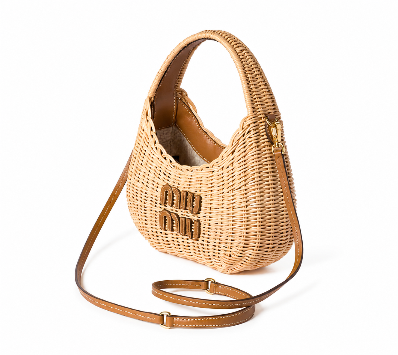 Woven Summer Shoulder Bag – Natural Raffia Edition