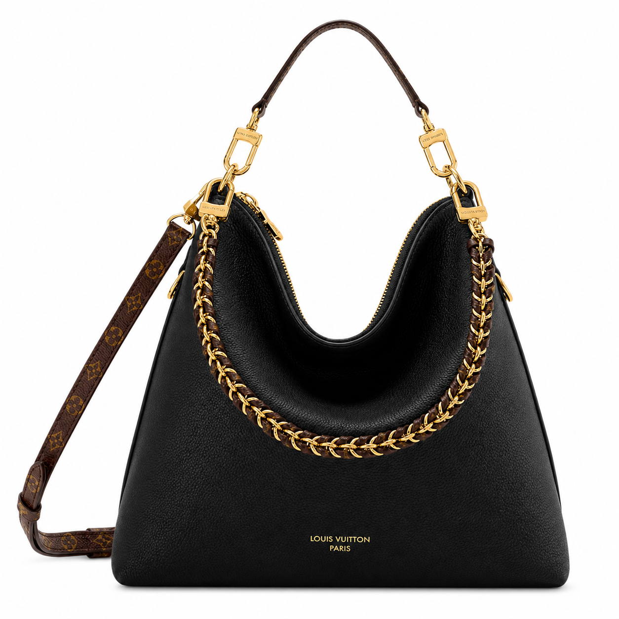 Luxury Leather Hobo Bag – Large Elegant Shoulder & Crossbody Bag