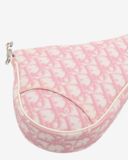 Pink Monogram Saddle Bag