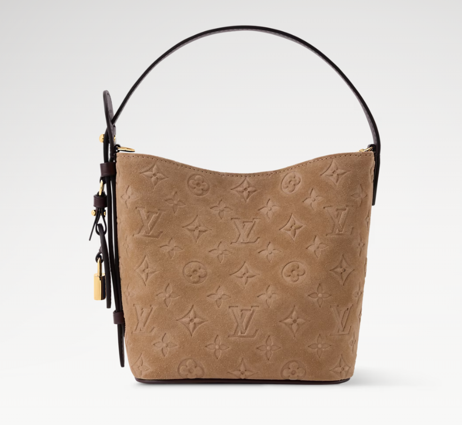 All In BB Monogram Suede Bag – Beige Trench