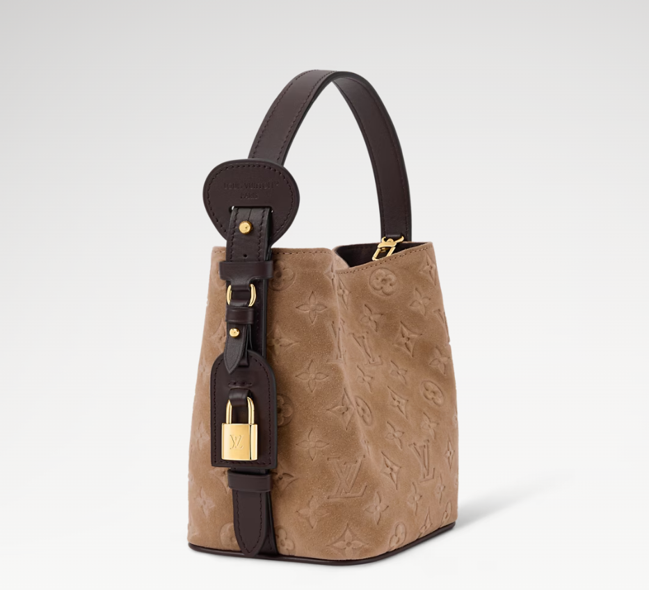 All In BB Monogram Suede Bag – Beige Trench