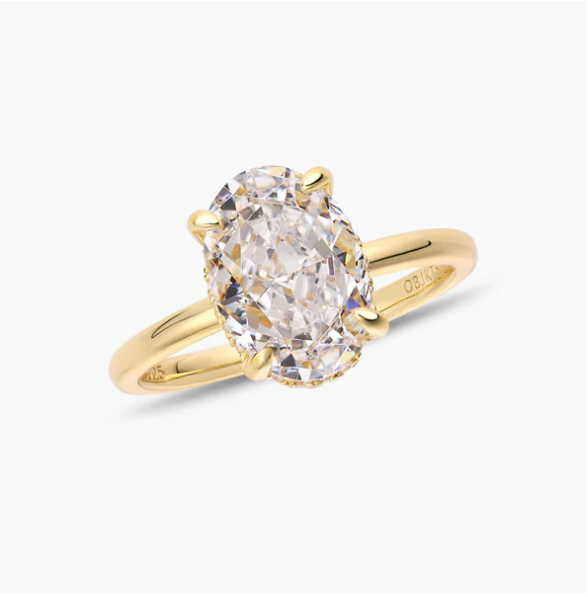 Oval Solitaire Ring