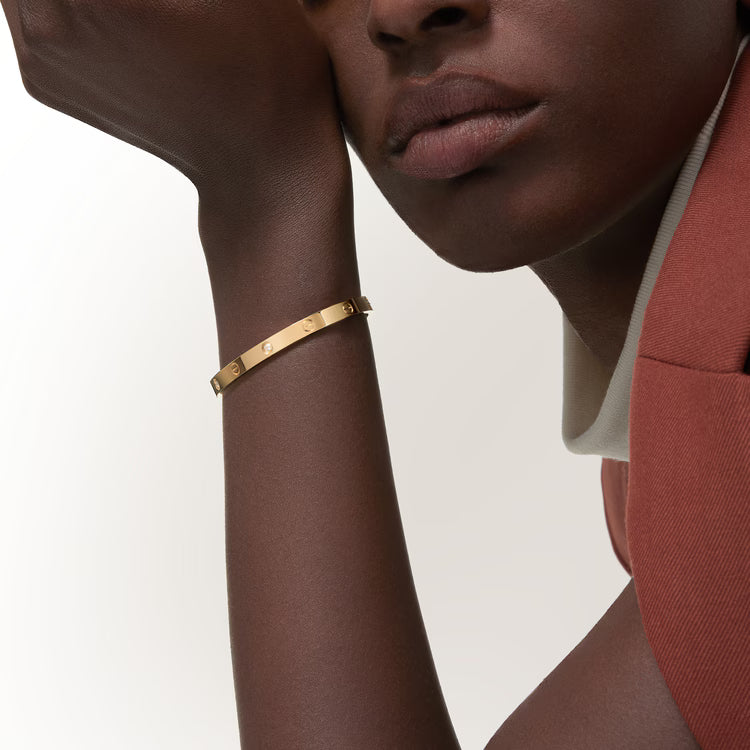 LOVE bracelet, medium model, 4 diamonds