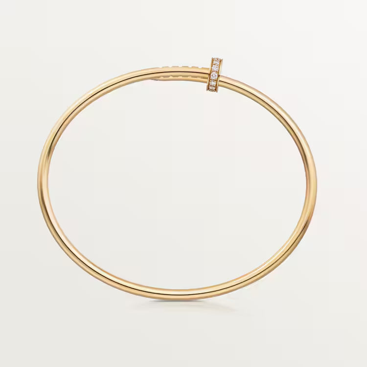 bracelet just un clou diamonds, small model