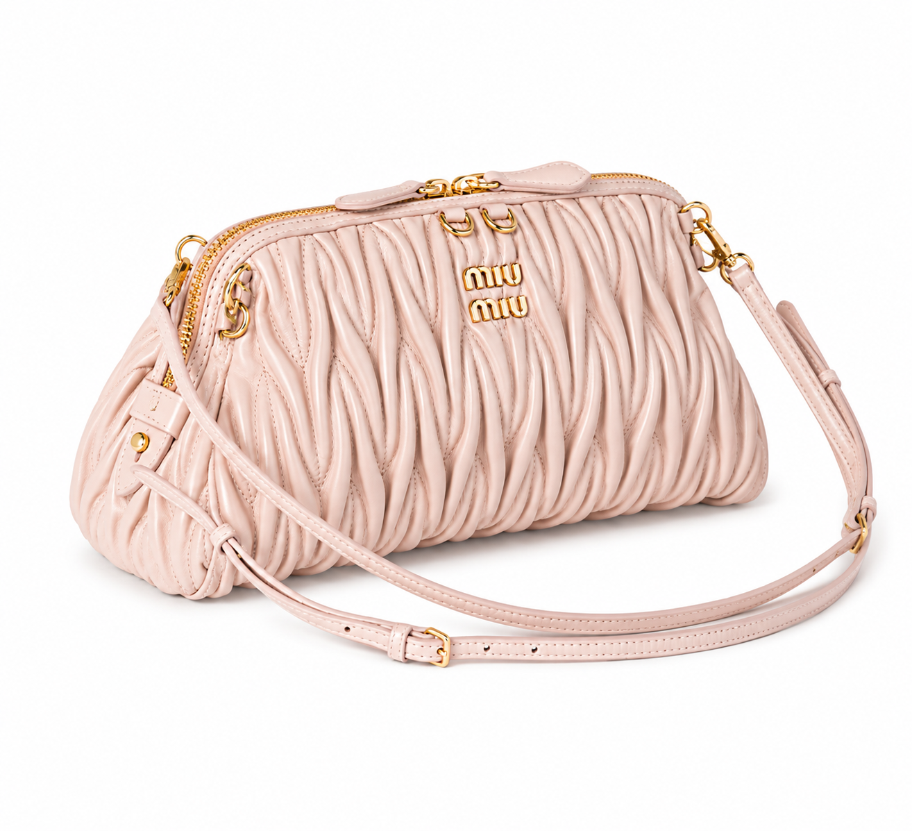 Matelassé Leather Shoulder Bag – Luxury Soft Edition