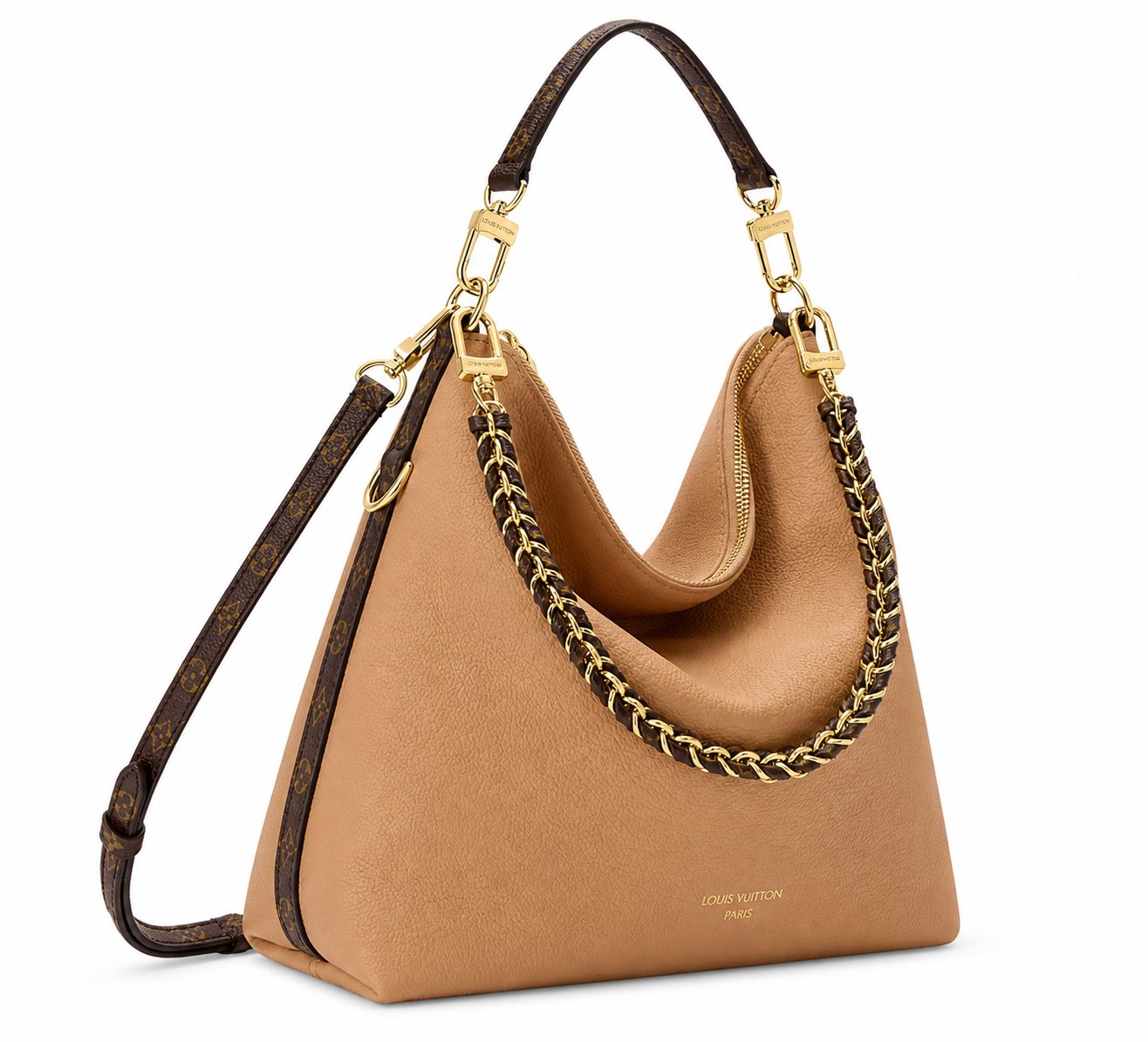 Luxury Leather Hobo Bag – Large Elegant Shoulder & Crossbody Bag