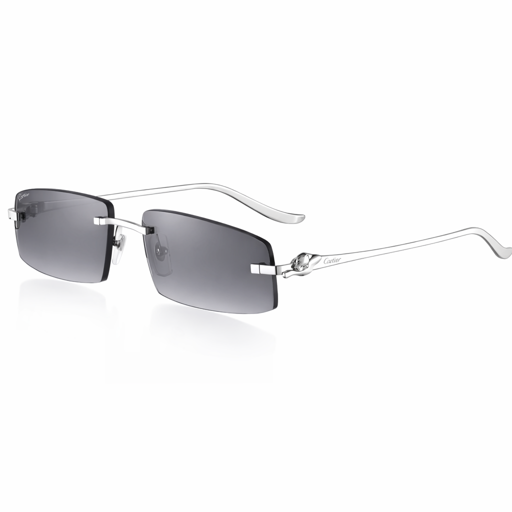Luxury Rimless Sunglasses – Gold Frame & Gradient Lenses