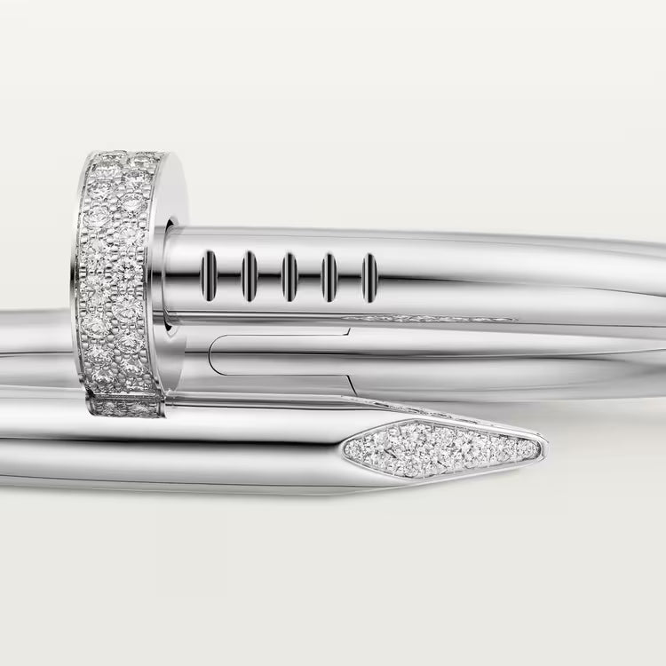 Juste un Clou bracelet, large model, diamonds