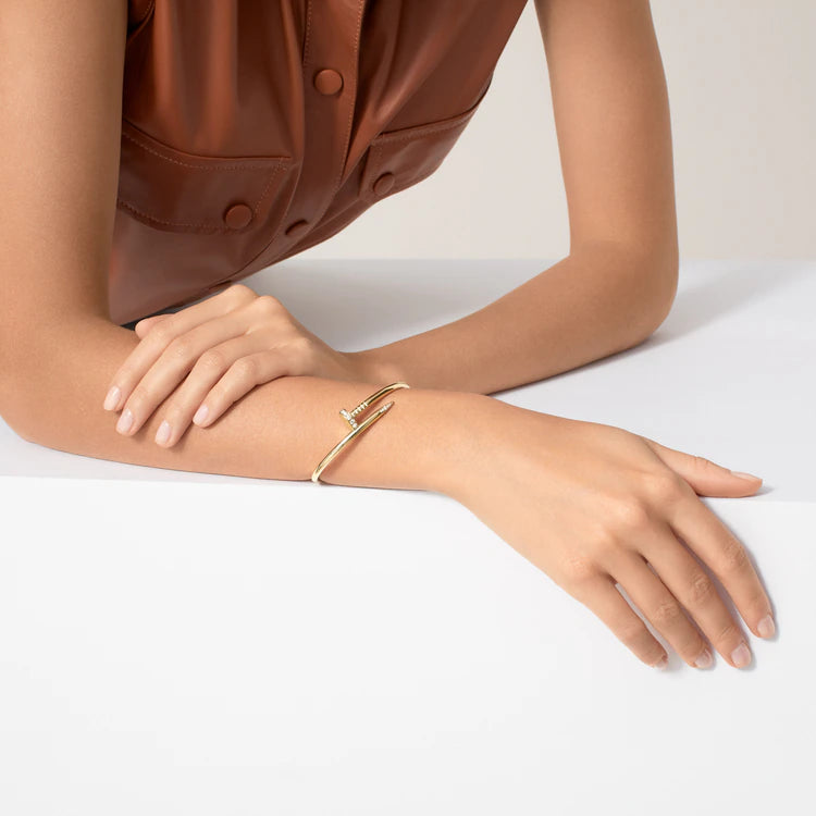 Juste un Clou bracelet, classic model, diamonds