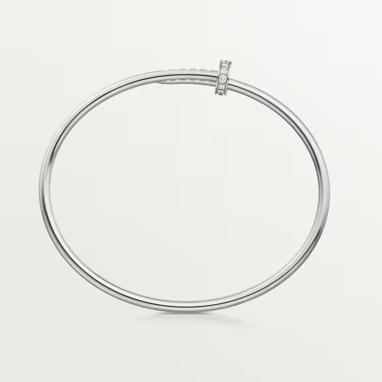bracelet just un clou diamonds, small model