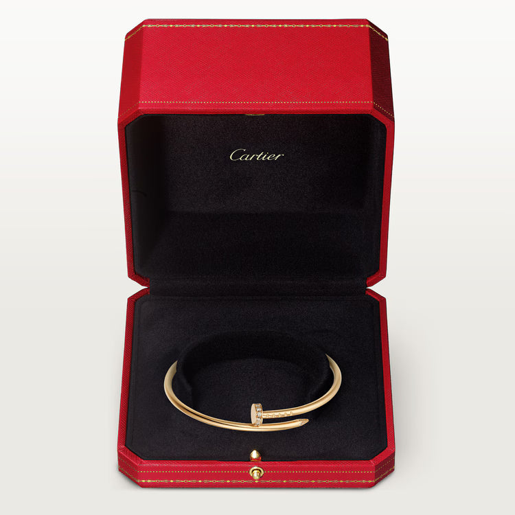 bracelet just un clou diamonds, small model