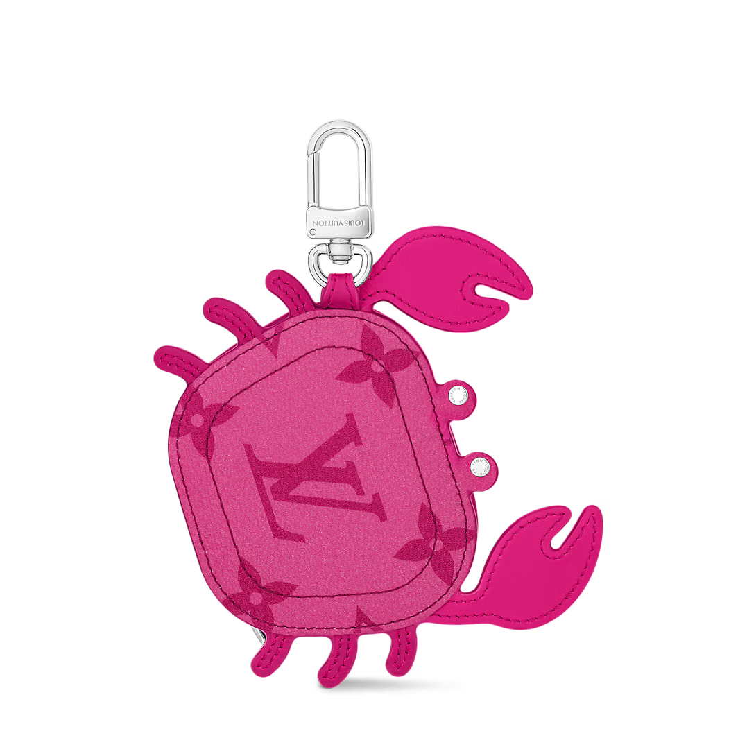 Luxury Crab Leather Bag Charm