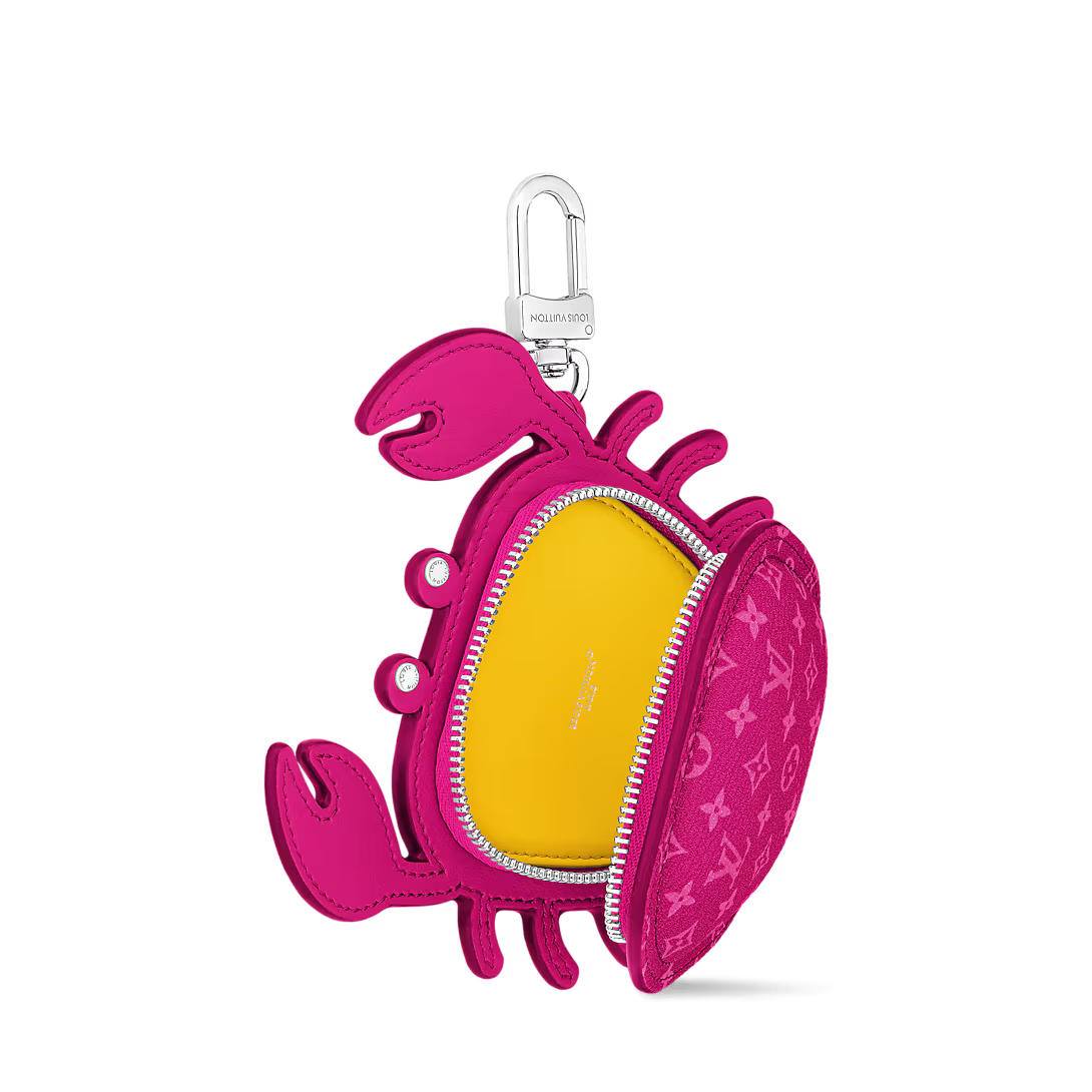 Luxury Crab Leather Bag Charm