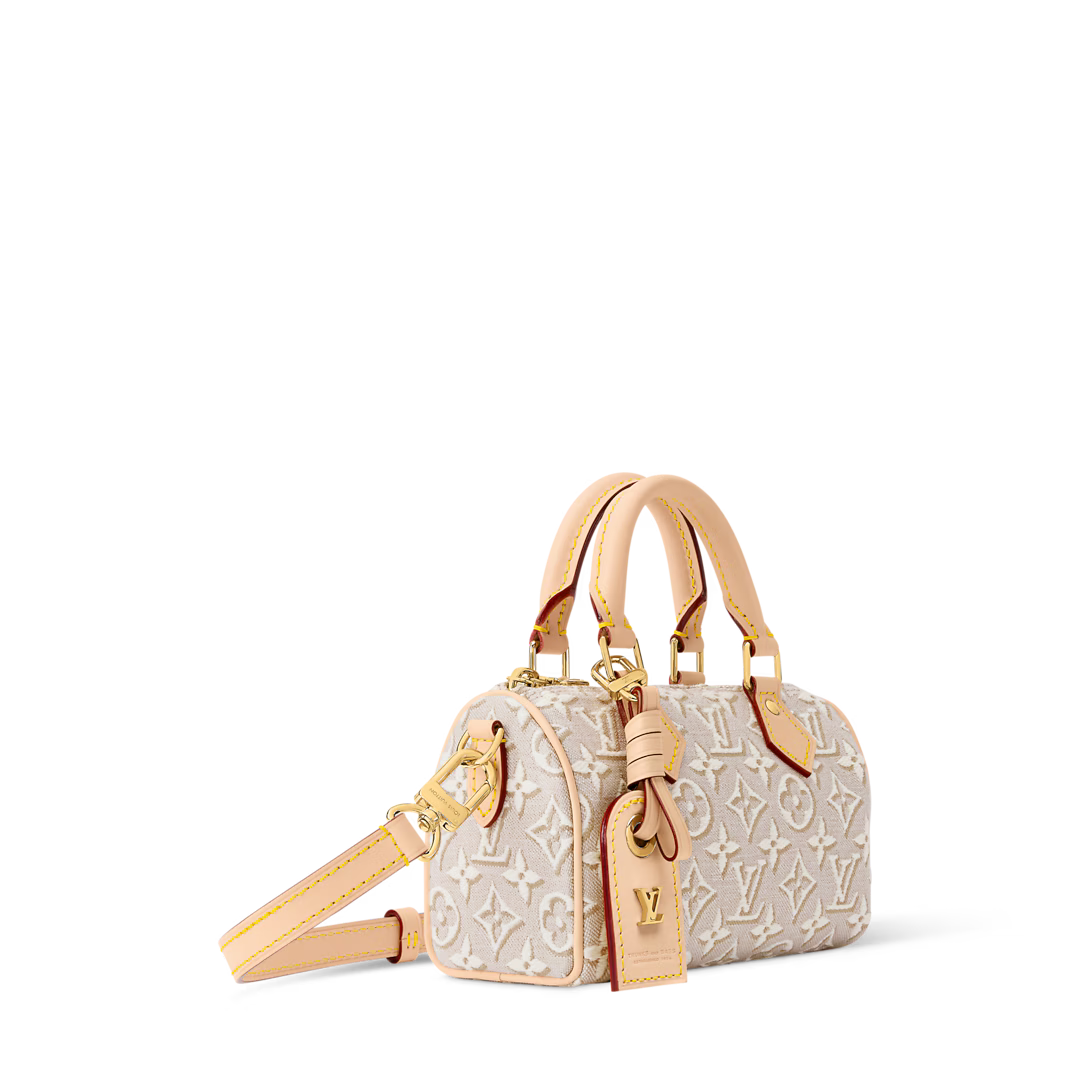 Elegant Monogram Canvas Top-Handle Crossbody Bag