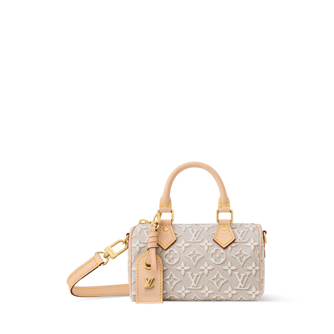 Elegant Monogram Canvas Top-Handle Crossbody Bag