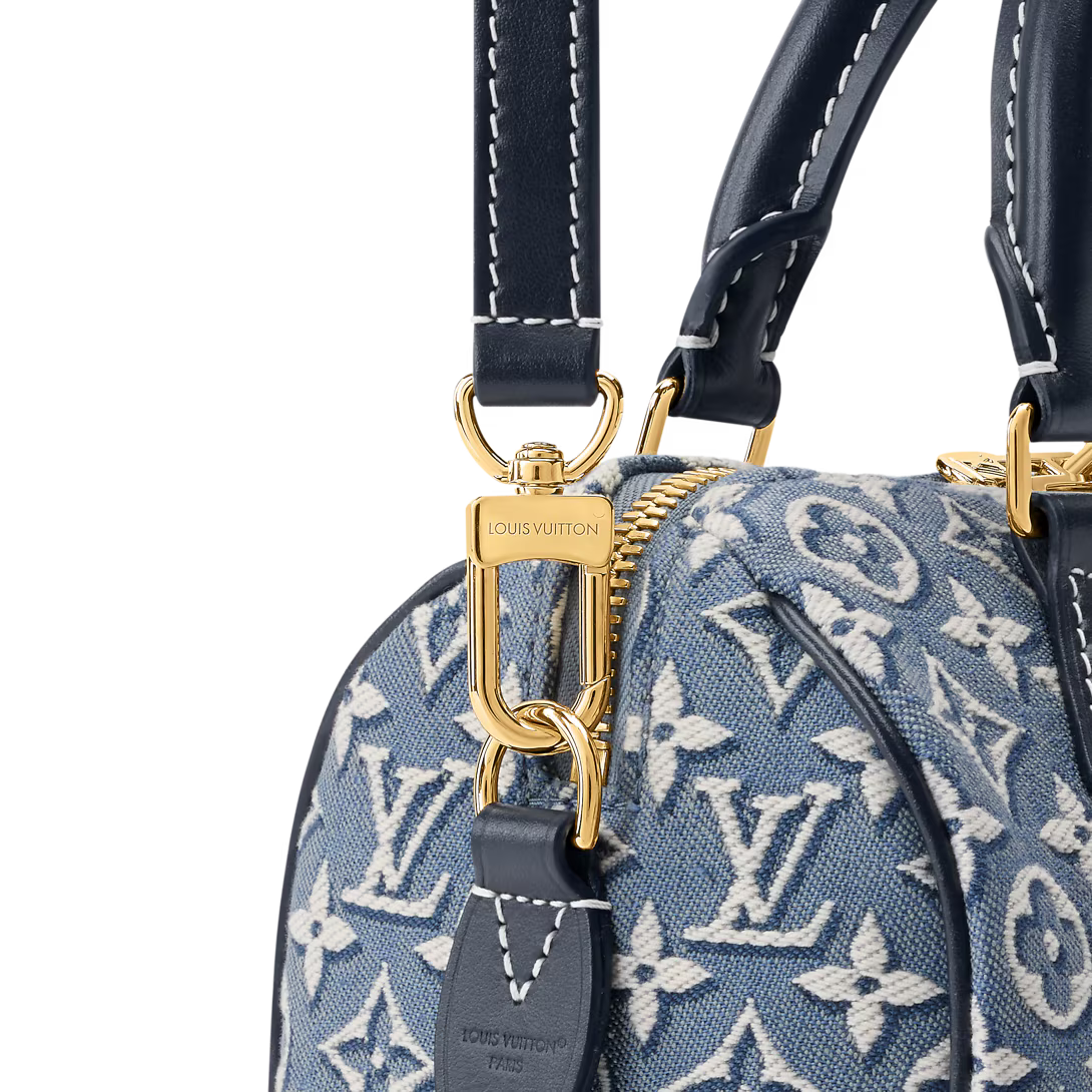 Elegant Monogram Canvas Top-Handle Crossbody Bag
