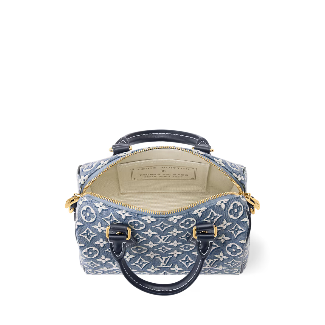 Elegant Monogram Canvas Top-Handle Crossbody Bag