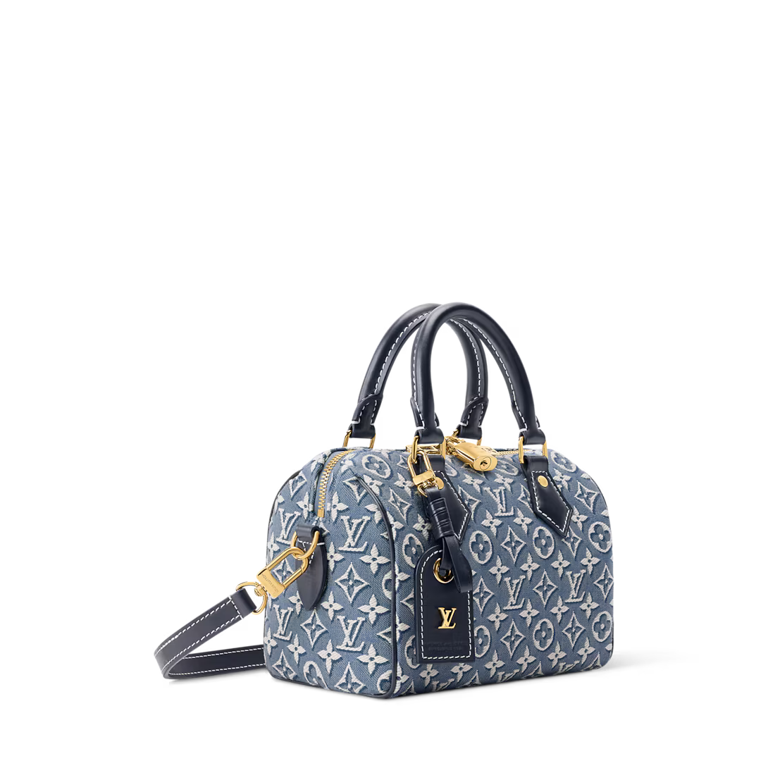Elegant Monogram Canvas Top-Handle Crossbody Bag