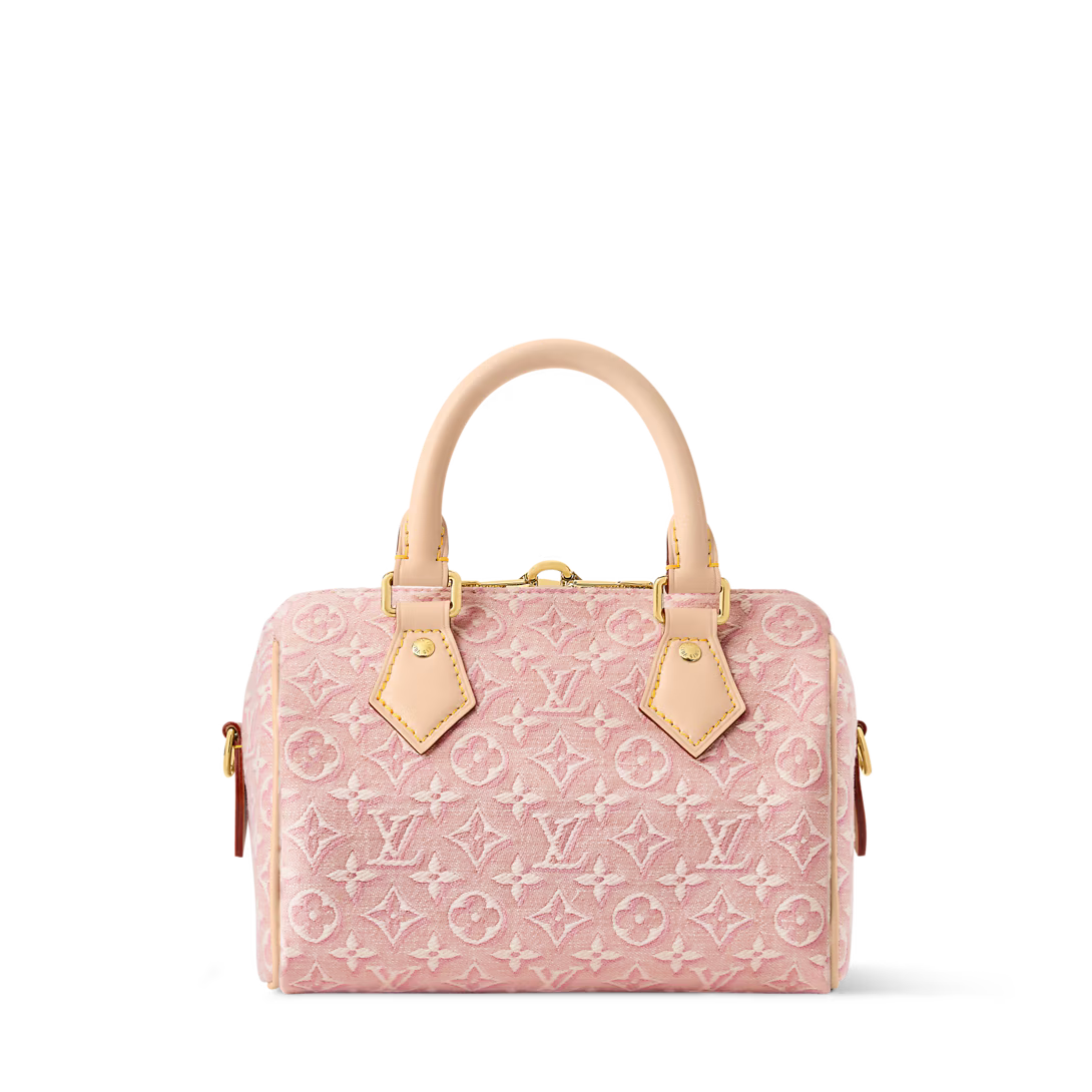 Elegant Monogram Canvas Top-Handle Crossbody Bag
