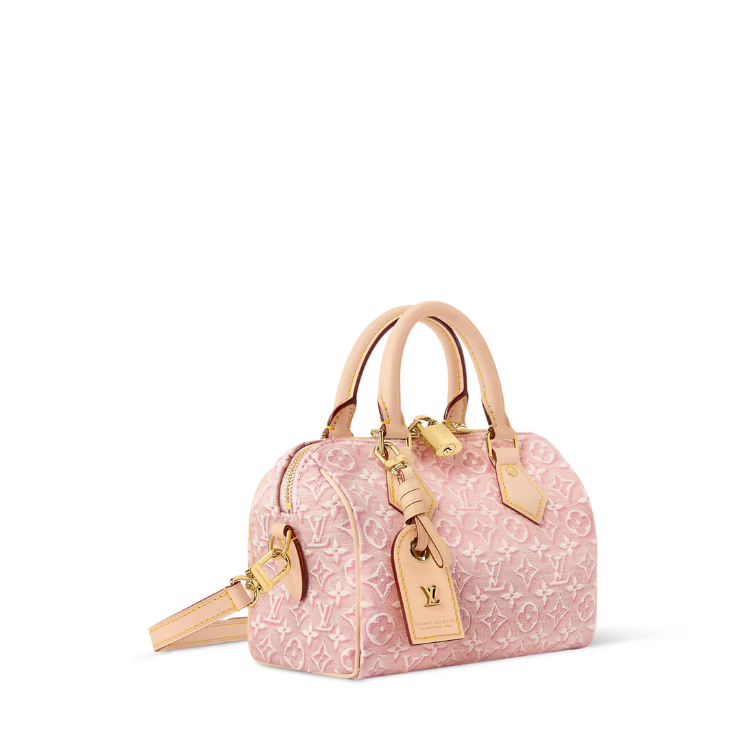 Elegant Monogram Canvas Top-Handle Crossbody Bag
