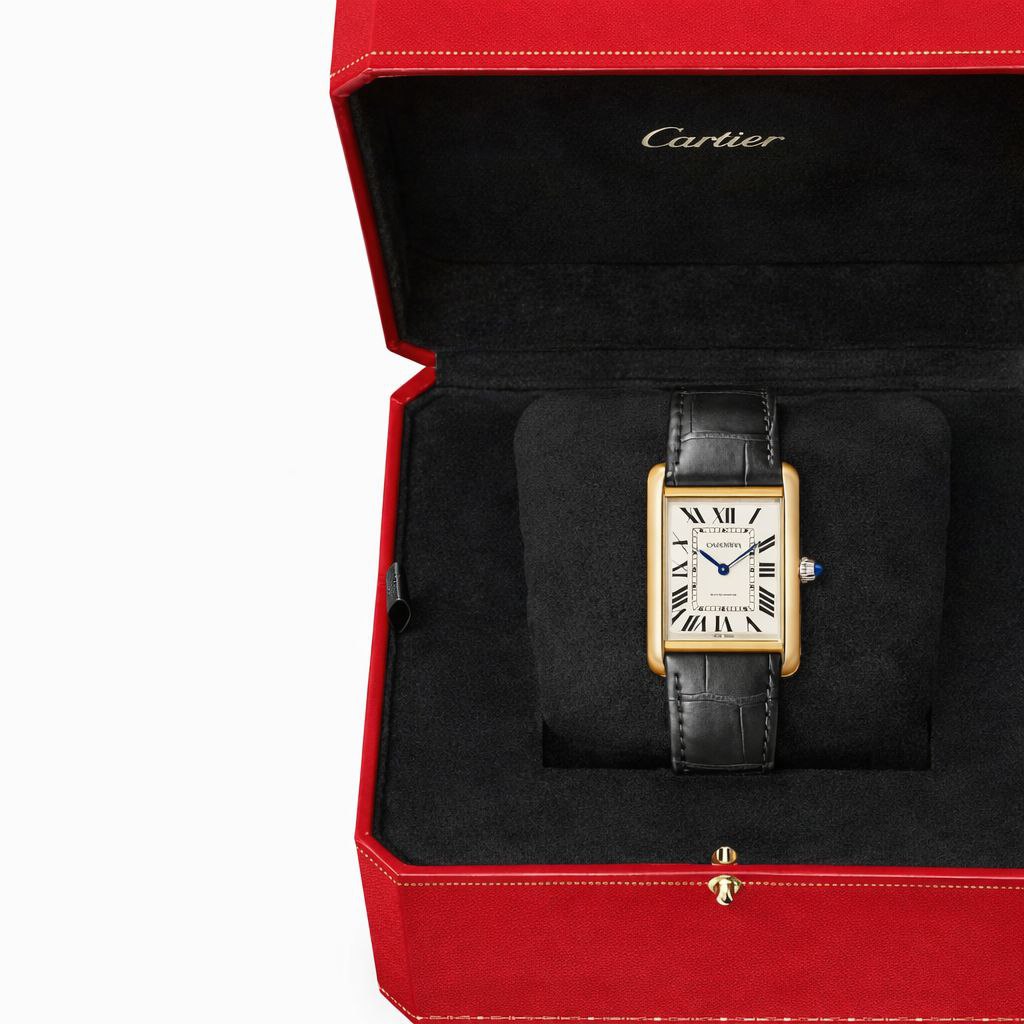 Luxury Rectangular Leather Watch – Classic Roman Dial | Elegant Designer Style